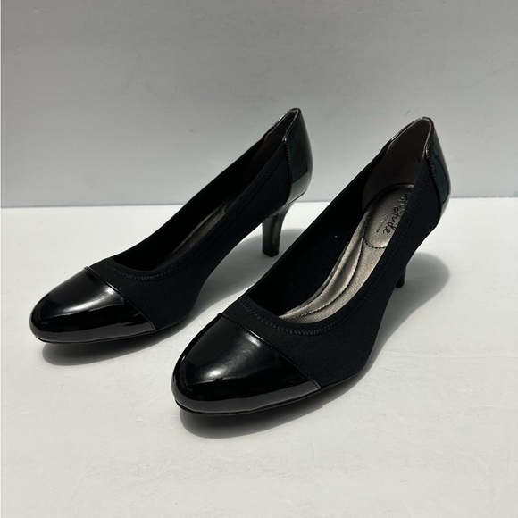 LifeStride Women Cap Toe Classic Pump Heels Parigi Stret Black Size 9.5m - Picture 7 of 9